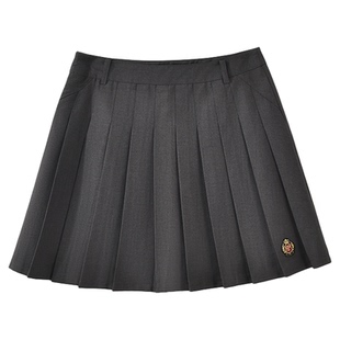 保罗彼得夏装新款女士半身裙百褶裙商场同款西装a字短裙DSDB19320