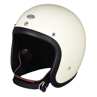 BORNFREE日式50s复古500TX装饰四分之三小盔体头盔姜戈维斯帕踏板