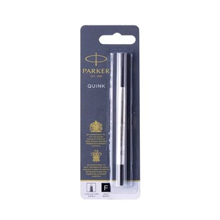 parker派克笔芯签字笔宝珠芯水性细中0.50.7黑色单支悬挂装