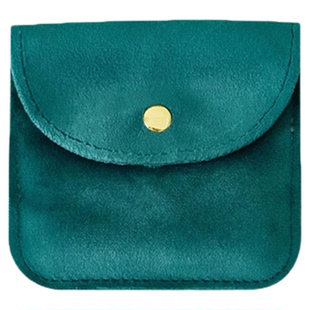 首饰收纳袋绒布按扣珠宝首饰包防磨损黄金手镯手串项链耳钉饰品袋