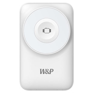 【充电宝3c认证可上飞机】W&P磁吸自带线无线快充10000毫安超薄小巧便携适用iPhone17苹果16手机专用定制
