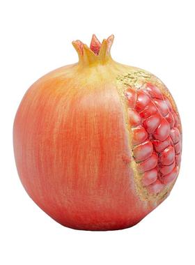 古铜官黄铜祝福石榴铜摆件