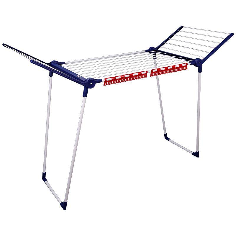 利快德国品牌落地晾衣架家用神器可折叠室内阳台室外晒纵向晾衣杆