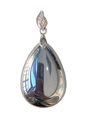 太赫兹水滴吊坠矿石情侣项链挂件