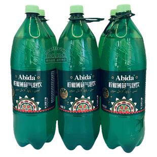 Abida 网红饮料 新疆 阿比德 薄荷柠檬碳酸饮料 500ml 果汁型汽水