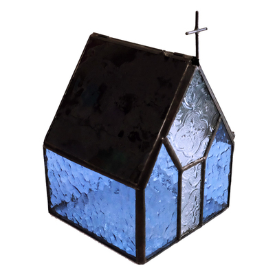 教堂摆件FL寻光集玻璃复古装饰