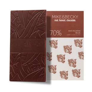 MikeBecky比利时原装进口 伯利兹70% 克里奥罗 单一产地黑巧克力