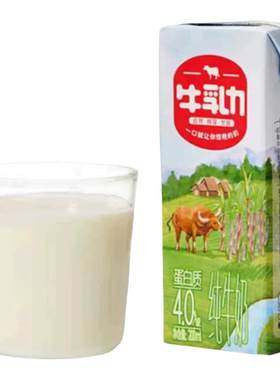 来伊份牛乳力200ml*12盒纯牛奶