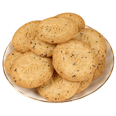 甄磨坊全麦谷物无糖饼干粗粮杂粮饼干低GI早餐糖尿人孕妇休闲零食