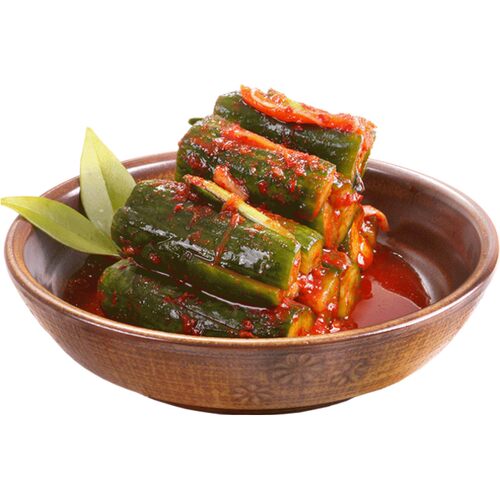 富爸爸韩式风味手工脆爽小黄瓜泡菜1kg朝鲜族咸菜韩式下饭菜