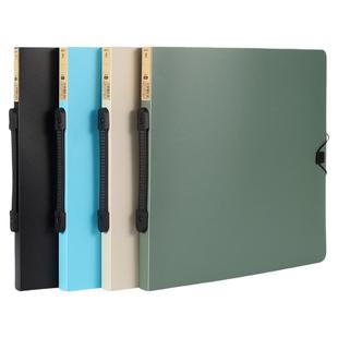 正方形画册收纳国画收纳册收藏夹50美术作品儿童方形文件夹收藏册收集册33cm袋幼儿园画画40画作画夹书画神器