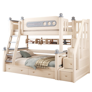 全实木上下铺双层床高低床双层床小户型床子母床儿童床两层上下床