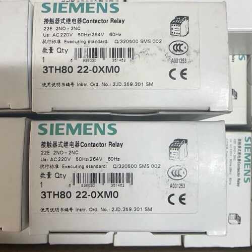 询价下单3TH8022-0XM0/3TH80  接触器 可开发票