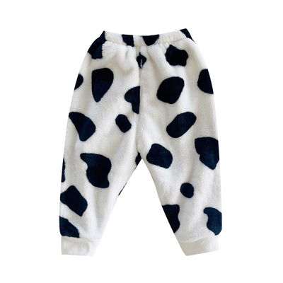 保暖婴儿法兰绒裤子睡裤