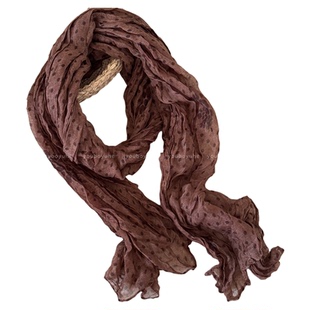 韩系慵懒风波点花朵系脖丝巾女秋冬高级感飘带颈饰氛围感围巾配饰