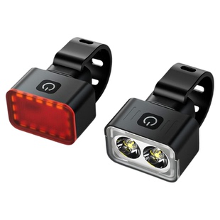 儿童自行车夜骑灯夜间照明骑行灯前灯尾灯单车滑板车平衡车山地车