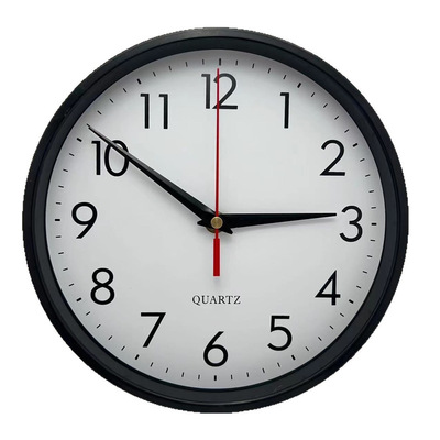 大字清晰跳秒有声12寸挂墙钟省电