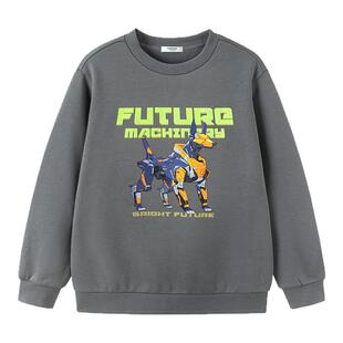 巴拉巴拉男童卫衣儿童加绒上衣中大童打底衫冬季新款童装男孩衣服