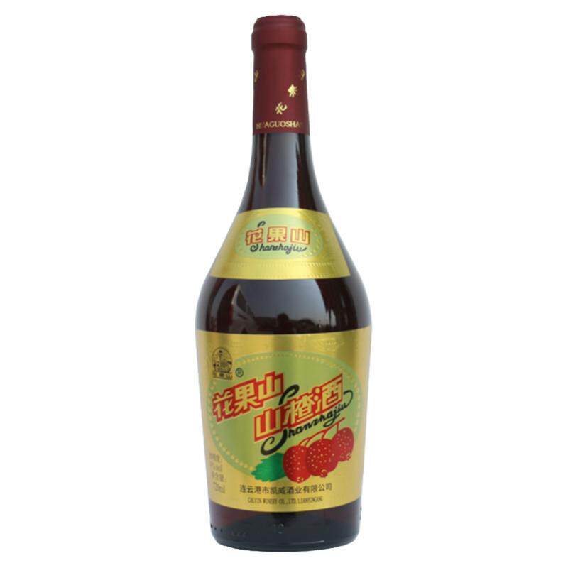 花果山大肚山楂酒720ml连云港特产老大肚 果酒 甜红酒 经典老口味