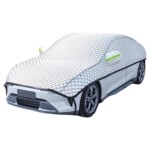 汽车防晒隔热遮阳前挡帘加厚车衣车半罩防雪防冻前挡风玻璃窗神器