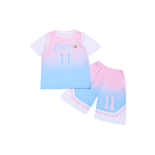 女童篮球服儿童11号球衣2025新款夏装洋气小女孩学生速干运动套装