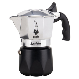 【意大利原装】Bialetti比乐蒂双阀Brikka意式煮咖啡摩卡壶