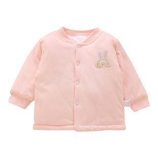 新生婴儿棉袄秋冬季纯棉上衣小月龄夹棉衣服冬天保暖外套宝宝加厚