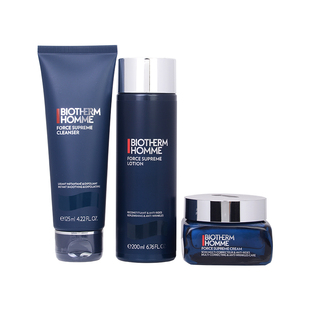 法国碧欧泉男士蓝钻洗面奶套装 御尊紧致爽肤水乳面霜护肤化妆品