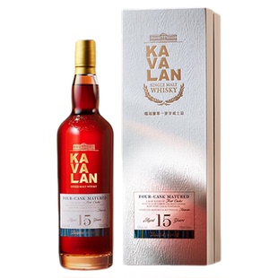 KAVALAN噶玛兰 时光探索系列 15年单一麦芽威士忌洋酒700ml