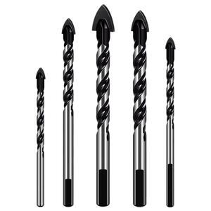 瓷砖钻头混凝土打孔开孔霸王钻合金三角钻6mm玻璃水泥大全手电钻