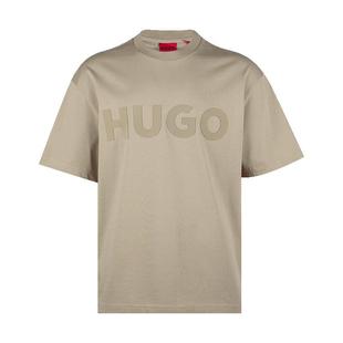 Hugo Boss雨果-博斯男反光logo全棉短袖T恤男士春夏新款XY推广