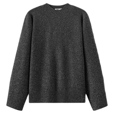 森马纯色针织衫内搭圆领羊毛衫男