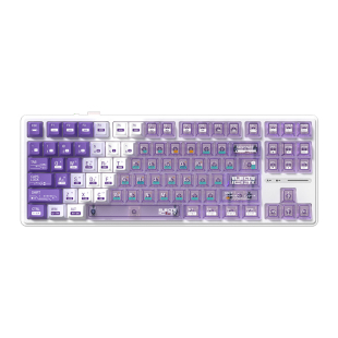 RK R87pro v2三模机械键盘无线客制化电脑办公游戏两用低延迟87键