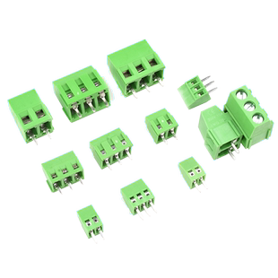 KF128/126接线端子2P接线柱2.54/3.81/5.08MM间距5.0螺钉式拼接3P