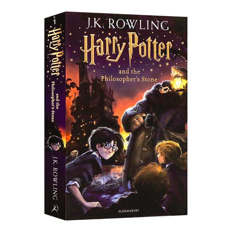 现货 harry potter 哈利波特英语原版小说第一部 哈利波特与魔法石the Philosopher's Stone英文版原版jk罗琳原著小说世界名著