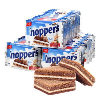 knoppers德国夹心巧克力威化饼干