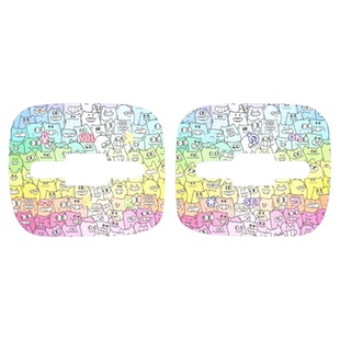 汽博士适用理想L6789i68MEGA车内饰用品改装配件方向盘按键装饰贴