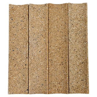 复古长条手工砖砂岩马赛克烧结砖耐火砖切片服装连锁店墙面瓷砖