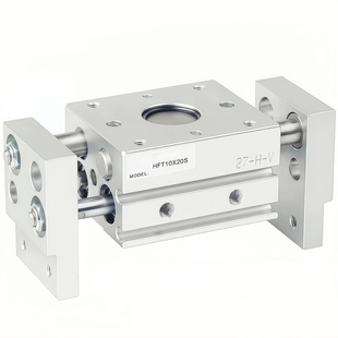 亚德客阔型气爪HFT10X20S/16/20/25/32X30X40X60X80X100X150S气缸