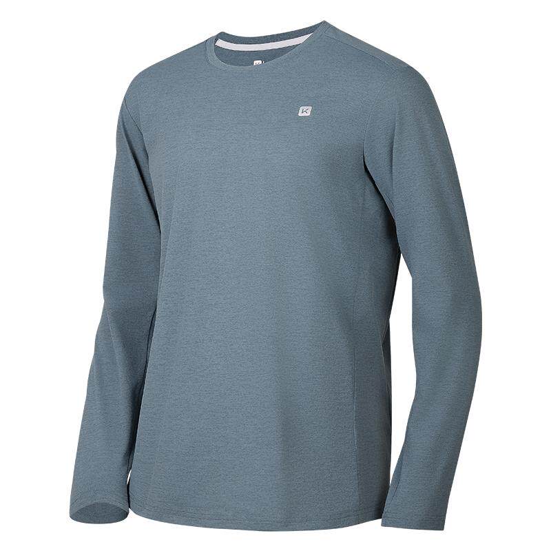 【新品】Keep运动T恤男健身跑步速干仿棉感运动健身服长袖T恤0724