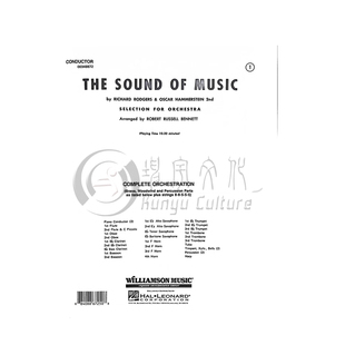 音乐之声 电影音乐管弦乐队选曲 钢琴指挥总谱 罗杰斯 海伦德原版乐谱书 Richard Rodgers The Sound of Music Selecti HL00348872