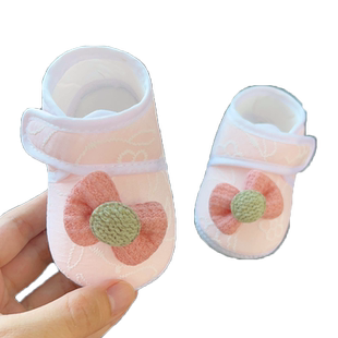 春款宝宝软底护脚鞋步前鞋子防滑童鞋不掉布底婴幼儿鞋0-1岁夏季
