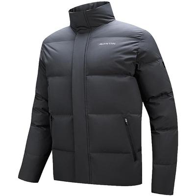 安踏羽绒服立领短款外套男