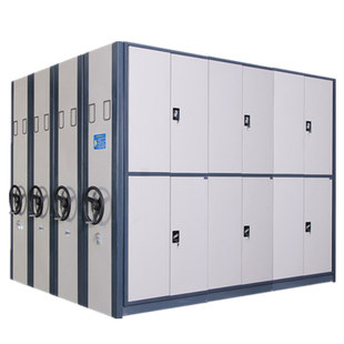 粤豪档案室密集柜手摇式文件柜留样柜轨道柜智能凭证病例柜密集架