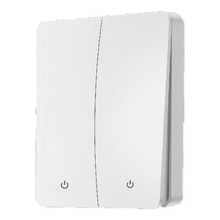 鸿雁220v智能家用照明灯无线遥控器墙壁开关面板免布线双控随意贴