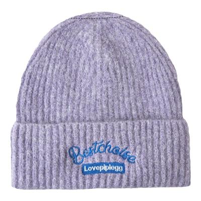 莫兰迪色高级感针织毛线帽