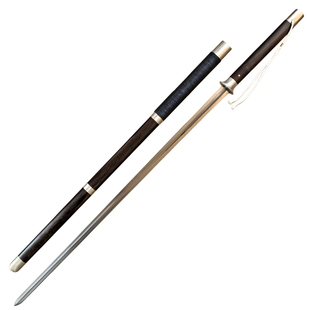 龙泉藏龙宝剑白铜素装惊鸿双手剑高档长剑细剑武术练剑硬剑未开刃