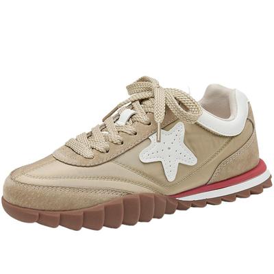 BeauToday派哒星复古德训鞋拼接