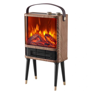 艾美特取暖器暖风机仿真火焰壁炉家用节能省电暖器烤火炉2025新款