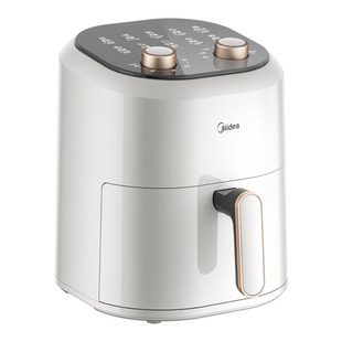 美的空气炸锅KZE4501BD家用4.5升智能大容量免翻面电烤箱电炸锅